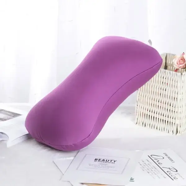 Pillow For Sleep Apnea, Microbead Bolster, Neck Support, Travel Comfort - Image 3